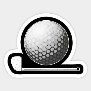 Golf Ball Sticker